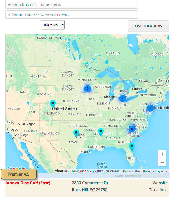 Premier 4.5 Cluster Map Markers